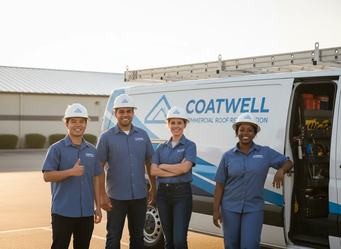 Commercial roof coating company in Keller, WA